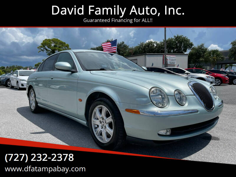 2003 Jaguar S-Type for sale at David Family Auto, Inc. in New Port Richey FL