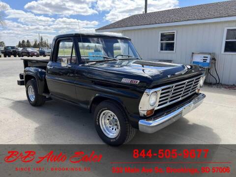 1967 Ford F-100 for sale at B & B Auto Sales in Brookings SD