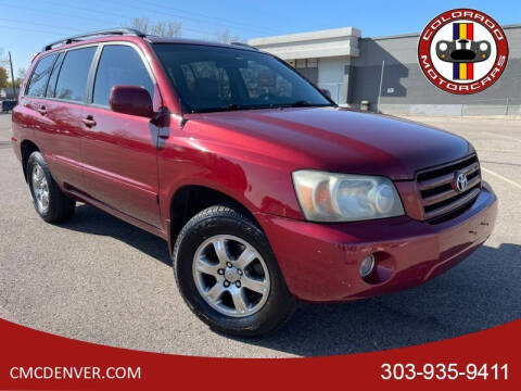 2007 Toyota Highlander for sale at Colorado Motorcars in Denver CO