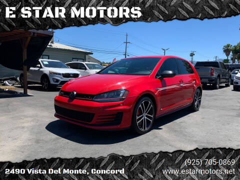 2017 Volkswagen Golf GTI for sale at E STAR MOTORS in Concord CA