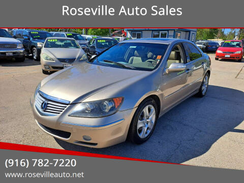 2008 Acura RL for sale at Roseville Auto Sales in Roseville CA