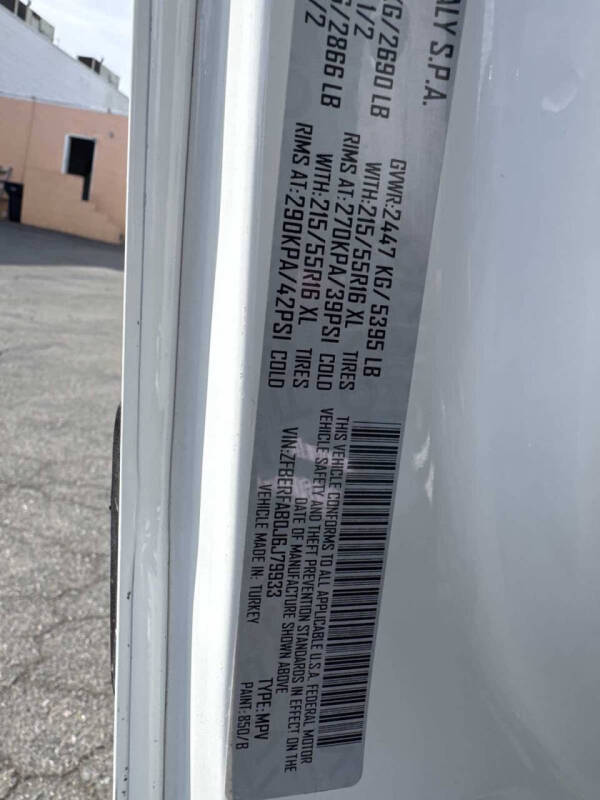 2018 RAM ProMaster City
