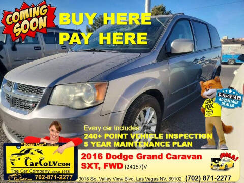 2016 Dodge Grand Caravan for sale at The Car Company - Buy Here Pay Here in Las Vegas NV