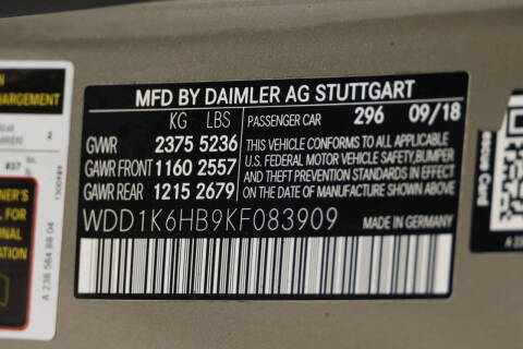 2019 Mercedes-Benz E-Class E 450