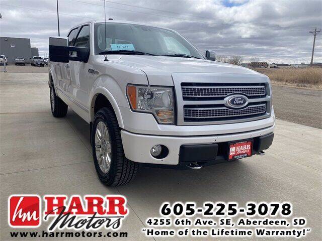 Used 2010 Ford F-150 Platinum with VIN 1FTFW1EV0AFC51909 for sale in Redfield, SD