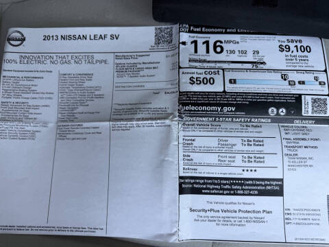 2013 Nissan LEAF SV