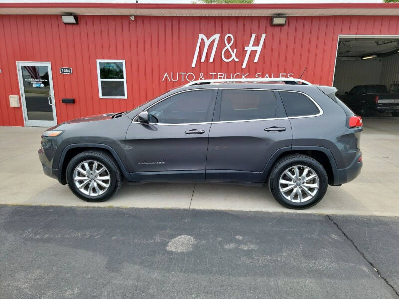 2014 Jeep Cherokee for sale at M & H Auto & Truck Sales Inc. in Marion IN