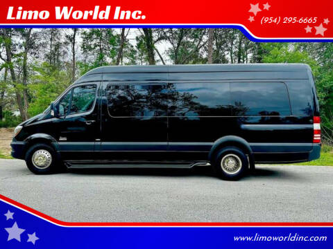 2016 Mercedes-Benz Sprinter for sale at Limo World Inc. in Seminole FL