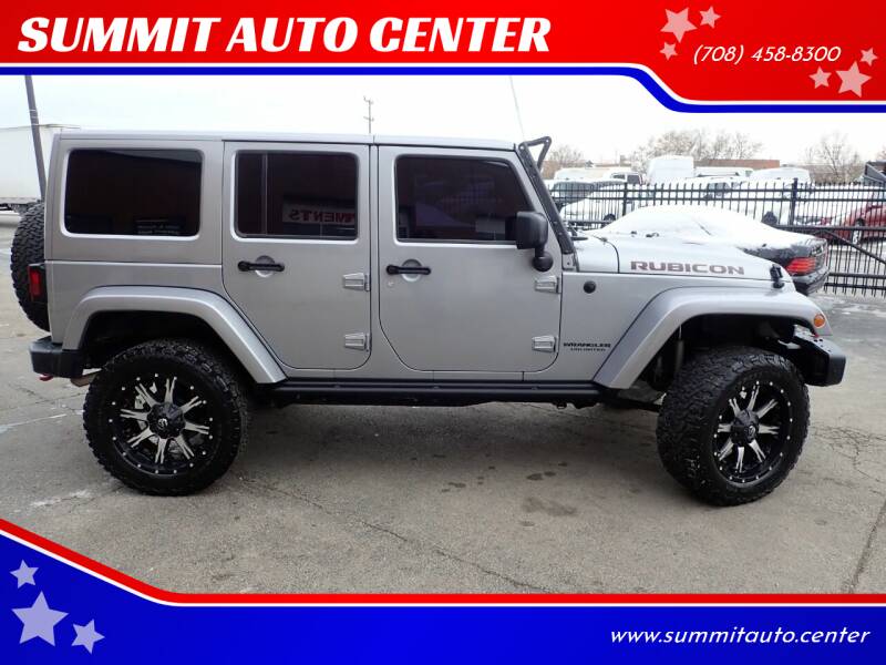 2015 Jeep Wrangler Unlimited for sale at SUMMIT AUTO CENTER in Summit IL