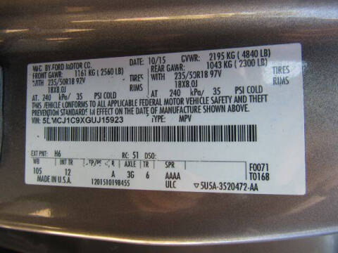 2016 Lincoln MKC Premiere