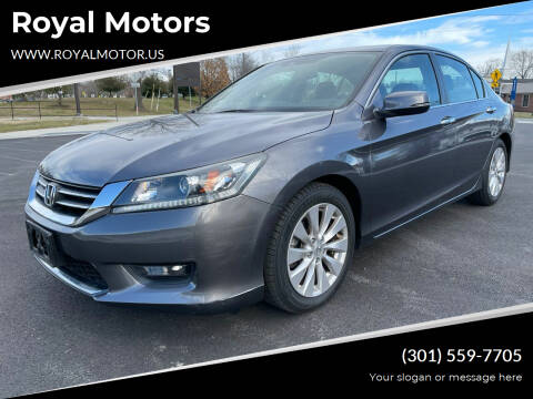 2014 Honda Accord for sale at Royal Motors in Hyattsville MD