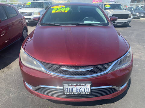 2015 Chrysler 200 for sale at Neri's Auto Sales in Sanger CA