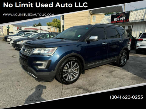 2017 Ford Explorer for sale at No Limit Used Auto LLC in Martinsburg WV