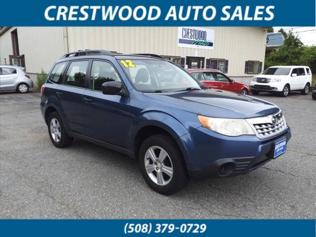 2012 Subaru Forester for sale at Crestwood Auto Sales in Swansea MA