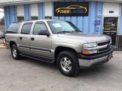 2003 Chevrolet Suburban for sale at Freeland LLC in Waukesha WI
