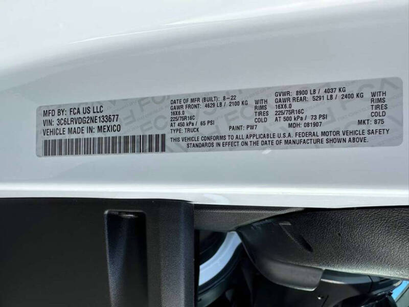 2022 RAM ProMaster 2500 159 WB