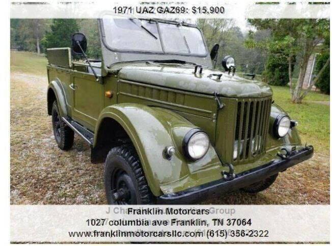 1971 UAZ GAZ69 for sale at Franklin Motorcars in Franklin TN