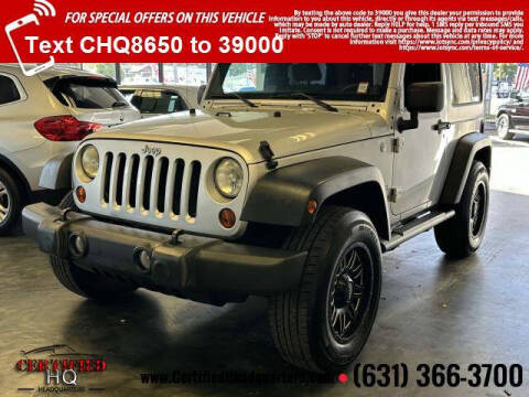 2011 Jeep Wrangler for sale at CERTIFIED HEADQUARTERS in Saint James NY