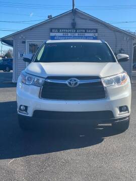 2014 Toyota Highlander for sale at All Approved Auto Sales in Burlington NJ