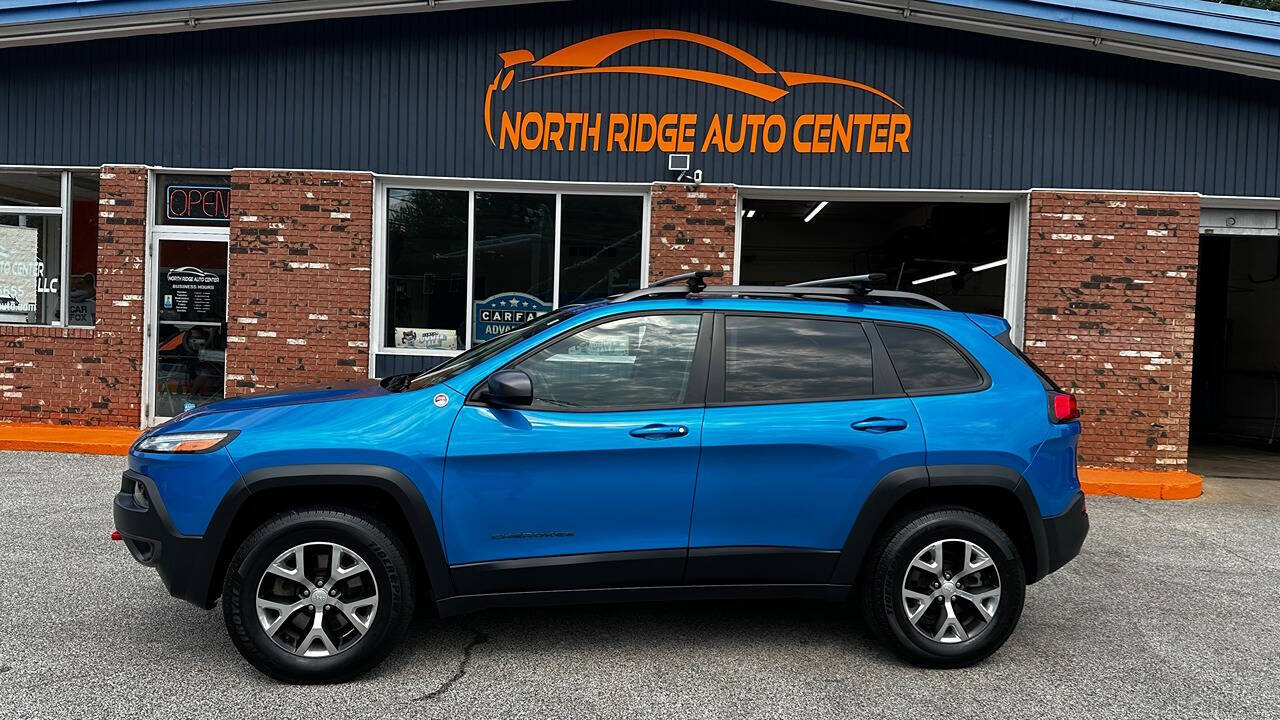 2017 Jeep Cherokee for sale at North Ridge Auto Center LLC in Madison, OH