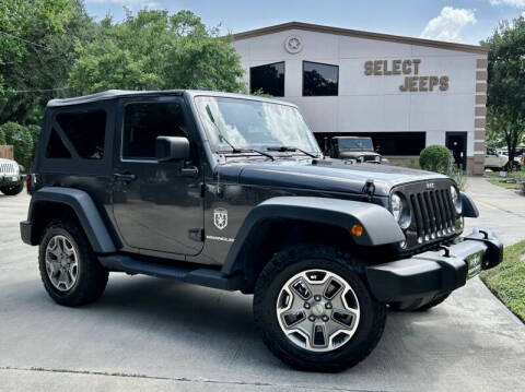 2016 Jeep Wrangler for sale at SELECT JEEPS INC in League City TX