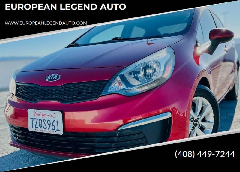 2017 Kia Rio for sale at EUROPEAN LEGEND AUTO in San Jose CA