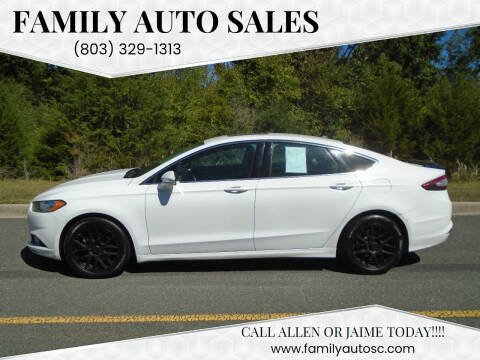 2013 Ford Fusion for sale at Family Auto Sales in Rock Hill SC