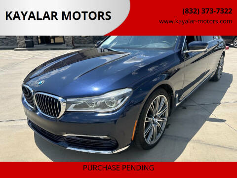 2016 BMW 7 Series for sale at KAYALAR MOTORS in Houston TX