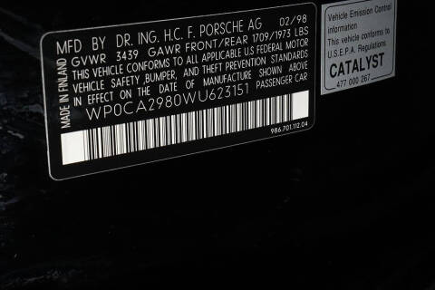 1998 Porsche Boxster