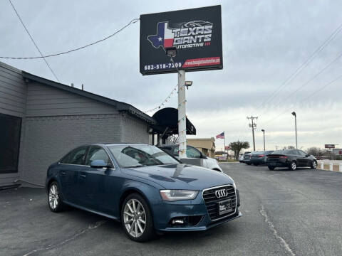 2015 Audi A4 for sale at Texas Giants Automotive in Mansfield TX
