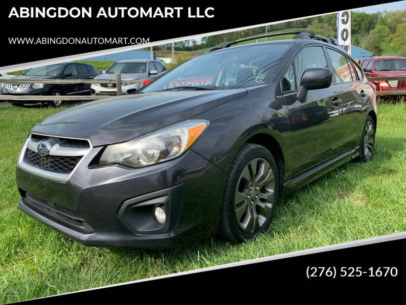 2012 Subaru Impreza for sale at ABINGDON AUTOMART LLC in Abingdon VA
