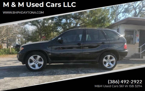 2004 BMW X5 for sale at M & M Used Cars LLC in Daytona Beach FL