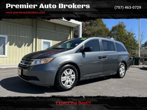 2012 Honda Odyssey for sale at Premier Auto Brokers in Virginia Beach VA