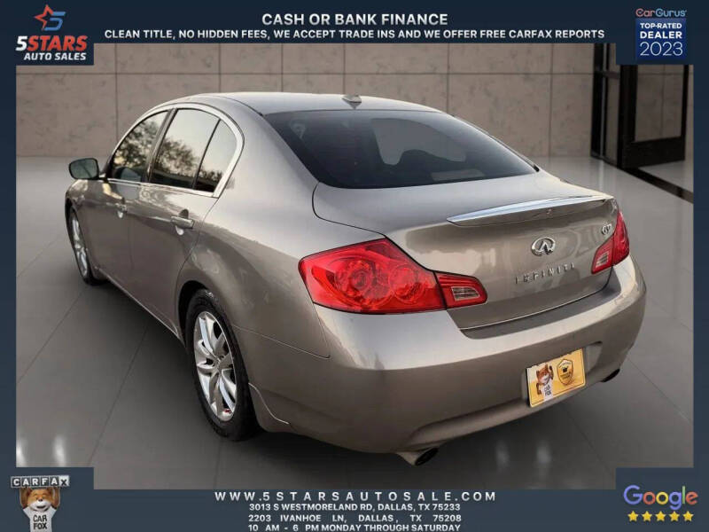 2009 Infiniti G37 Sedan Journey