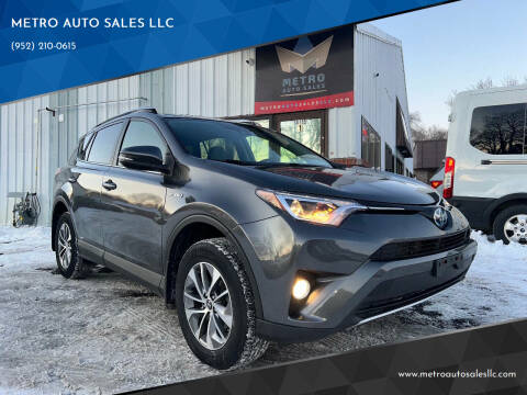2018 Toyota RAV4 Hybrid for sale at METRO AUTO SALES LLC in Lino Lakes MN