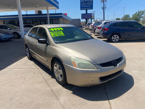2004 Honda Accord for sale at Car One in Warr Acres OK