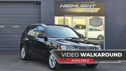 2014 BMW X3 for sale at Highlight Motors in Linden NJ