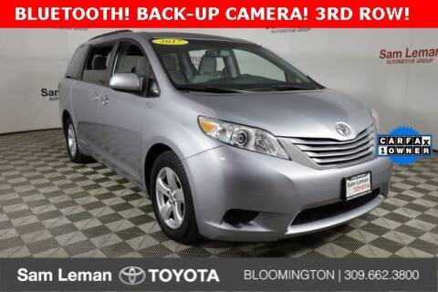 2017 Toyota Sienna for sale at Sam Leman Mazda in Bloomington IL
