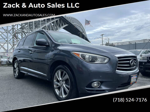 2013 Infiniti JX35 for sale at Zack & Auto Sales LLC in Staten Island NY