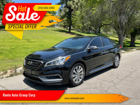 2016 Hyundai Sonata for sale at Ronin Auto Group Corp in Sun Valley CA