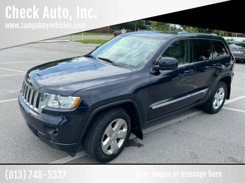 2011 Jeep Grand Cherokee for sale at CHECK AUTO, INC. in Tampa FL