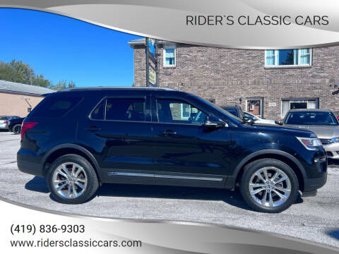 2018 Ford Explorer for sale at Rider`s Classic Cars in Millbury OH