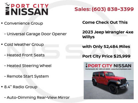 2023 Jeep Wrangler Willys 4xe