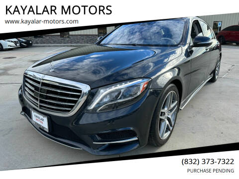 2014 Mercedes-Benz S-Class for sale at KAYALAR MOTORS in Houston TX