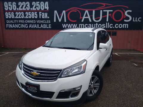 2015 Chevrolet Traverse for sale at MC Autos LLC in Pharr TX