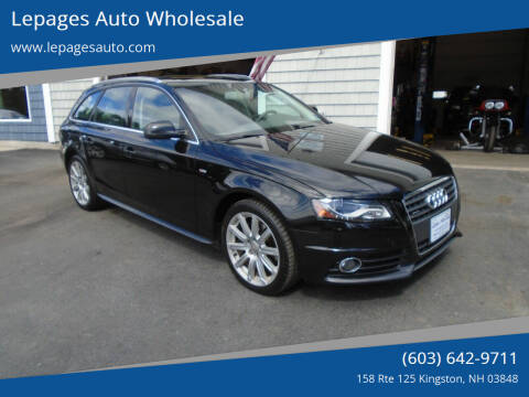 2012 Audi A4 for sale at Lepages Auto Wholesale in Kingston NH