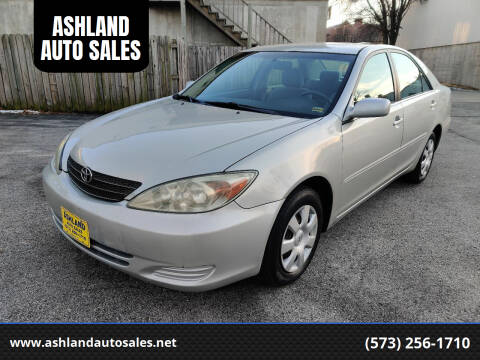 2003 Toyota Camry for sale at ASHLAND AUTO SALES in Columbia MO