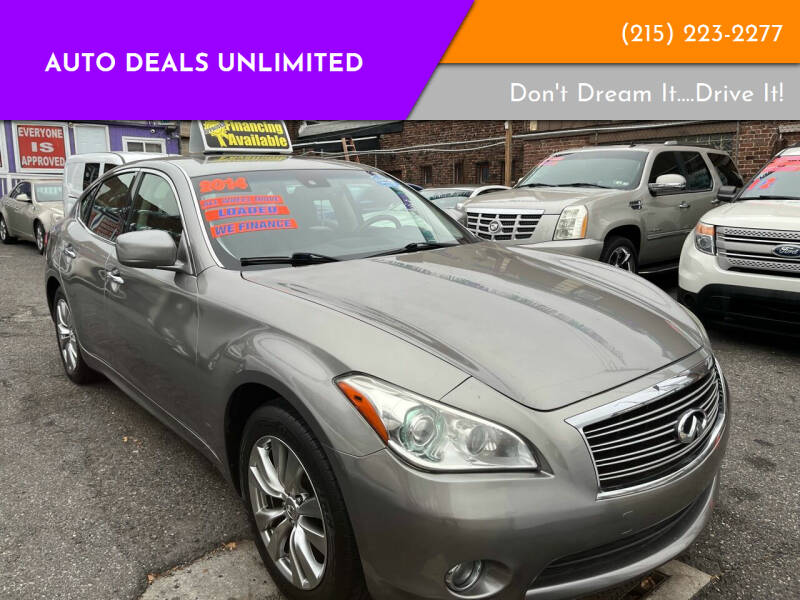 2014 Infiniti Q70 for sale at AUTO DEALS UNLIMITED in Philadelphia PA