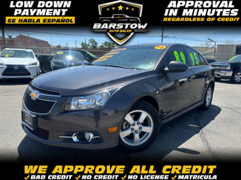 2014 Chevrolet Cruze for sale at BARSTOW AUTO SALES in Barstow CA