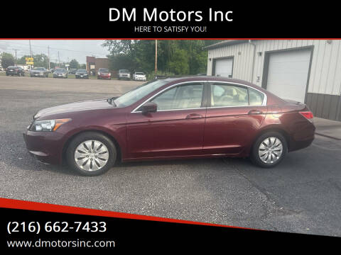 2010 Honda Accord for sale at DM Motors Inc in Maple Heights OH